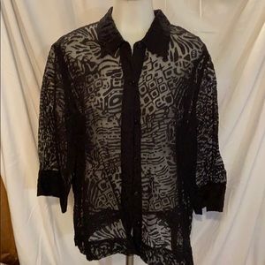 Woman’s button up cardigan